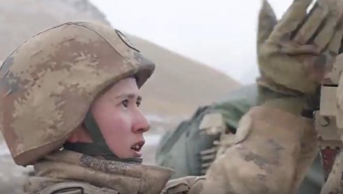 海拔5000多米的喀喇昆仑高原 有个女子战炮班