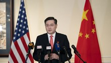 新任驻美大使秦刚向中美媒体发表讲话